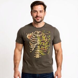 Graphic Short Sleeve Tee - Olive